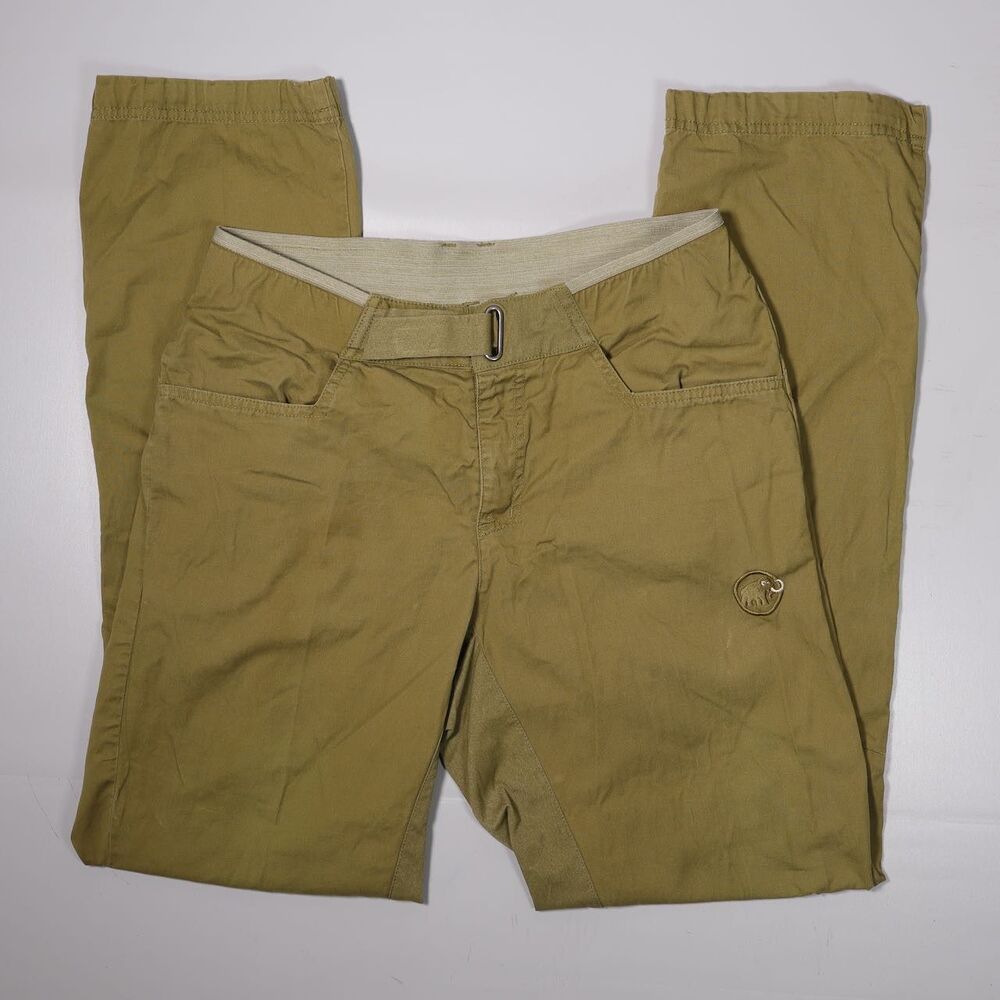 Mammut Massone Pants Flex Adjustable Waist Hiking Outdoor Green Mens 30 X 32